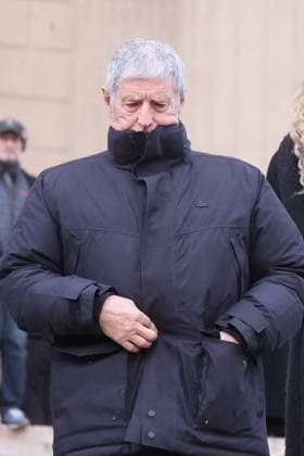 Jean Michel Larqué Exits of the religious ceremony in tribute to Rolland Courbis at the Madeleine church in Paris, France, on January 14, 2026 Jacovides Moreau Bestimage Exits of the religious ceremony in tribute to Rolland Courbis at the Madeleine church in Paris, France, on January 14, 2026 Paris France  Copyright: xJACOVIDES-MOREAUx xBESTIMAGExJACOVIDES-MOREAUx xBESTIMAGEx