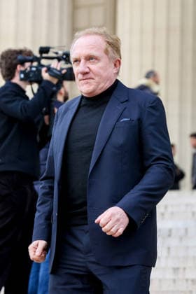 François Henri Pinault Exits of the religious ceremony in tribute to Rolland Courbis at the Madeleine church in Paris, France, on January 14, 2026 Jacovides Moreau Bestimage Exits of the religious ceremony in tribute to Rolland Courbis at the Madeleine church in Paris, France, on January 14, 2026 unknown  Copyright: xJACOVIDES-MOREAUx xBESTIMAGExJACOVIDES-MOREAUx xBESTIMAGEx