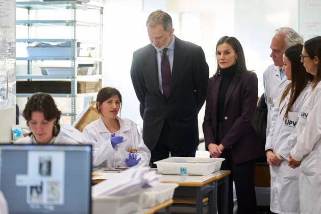 14-01-2026 University Queen Letizia and King Felipe visited the Save the UPV photos and recoved the memories project at the faculty if Fine Arts at the Polytechnic university of Valencia. No Spain Â  Copyright: xPPEx