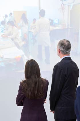 14-01-2026 University Queen Letizia and King Felipe visited the Save the UPV photos and recoved the memories project at the faculty if Fine Arts at the Polytechnic university of Valencia. No Spain Â  Copyright: xPPEx