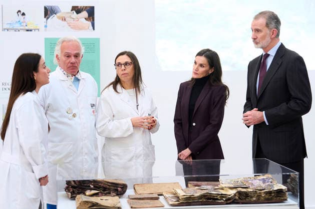 14-01-2026 University Queen Letizia and King Felipe visited the Save the UPV photos and recoved the memories project at the faculty if Fine Arts at the Polytechnic university of Valencia. No Spain Â  Copyright: xPPEx