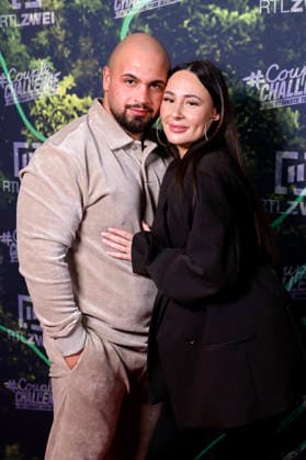 TV actress Alessia Herren and her husband Can Nitkewitz at the premiere of the reality format Couple Challenge Das stärkste Team gewinnt by RTL2 at the Cinenova cinema in Cologne, 14 01 2026 NRW Germany Copyright: xChristophxHardtx