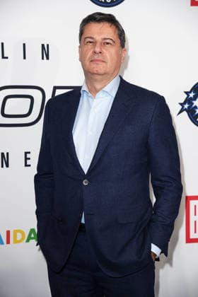 Christian Seifert Deutsche Sporthilfe on arrival at the NBA TIP OFF DINNER in the Axel Springer Tower in Berlin on 14 01 2026