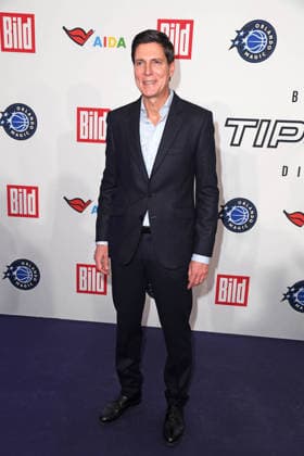 Marcus Hoefl arriving at the NBA TIP OFF DINNER at the Axel Springer Tower in Berlin on 14 01 2026