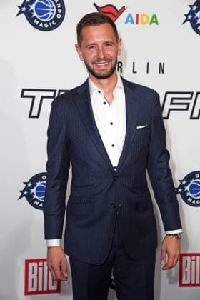 Ryan DeVos Managing Director Vice President Orlando Magic arriving at the NBA TIP OFF DINNER at the Axel Springer Tower in Berlin on 14 01 2026