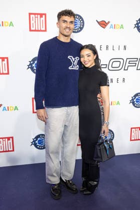 NBA Tip Off Dinner Axel Springer Tristan da Silva and girlfriend Gabrielle Wright Tip off Dinner The Axel Springer Verlag invites you to a dinner at the publishing house in Berlin on the occasion of the NBA game on 15 01 Copyright: xEventpressxFuhrx