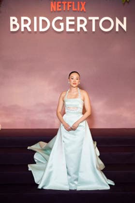 Bridgerton Season 4 Paris World Premiere - Paris Yerin Ha attends the Bridgerton Season 4 Paris World Premiere at Palais Brongniart on January 14, 2026 in Paris, France.Photo by Eliot Blondet ABACAPRESS.COM Paris France France  Copyright: xBlondetxEliot ABACAx