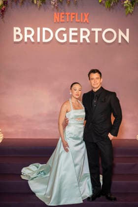 Bridgerton Season 4 Paris World Premiere - Paris Luke Thompson and Yerin Ha attend the Bridgerton Season 4 Paris World Premiere at Palais Brongniart on January 14, 2026 in Paris, France.Photo by Eliot Blondet ABACAPRESS.COM Paris France France  Copyright: xBlondetxEliot ABACAx