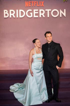 Bridgerton Season 4 Paris World Premiere - Paris Luke Thompson and Yerin Ha attend the Bridgerton Season 4 Paris World Premiere at Palais Brongniart on January 14, 2026 in Paris, France.Photo by Eliot Blondet ABACAPRESS.COM Paris France France  Copyright: xBlondetxEliot ABACAx