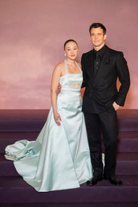 Bridgerton Season 4 Paris World Premiere - Paris Luke Thompson and Yerin Ha attend the Bridgerton Season 4 Paris World Premiere at Palais Brongniart on January 14, 2026 in Paris, France.Photo by Eliot Blondet ABACAPRESS.COM Paris France France  Copyright: xBlondetxEliot ABACAx