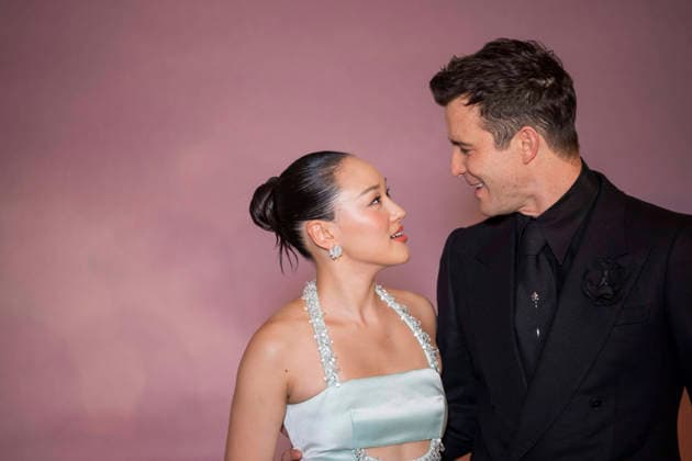 Bridgerton Season 4 Paris World Premiere - Paris Luke Thompson and Yerin Ha attend the Bridgerton Season 4 Paris World Premiere at Palais Brongniart on January 14, 2026 in Paris, France.Photo by Eliot Blondet ABACAPRESS.COM Paris France France  Copyright: xBlondetxEliot ABACAx