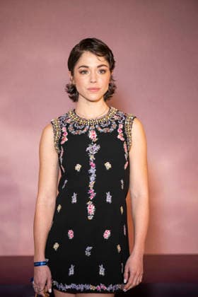 Bridgerton Season 4 Paris World Premiere - Paris French actress Alice Isaaz arrives for the World premiere of Bridgerton Season 4 at the Palais Brongniart in Paris on January 14, 2026. Photo by Eliot Blondet ABACAPRESS.COM Paris France France  Copyright: xBlondetxEliot ABACAx