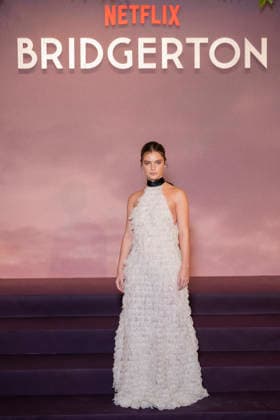 Bridgerton Season 4 Paris World Premiere - Paris Florence Hunt attends the Bridgerton Season 4 Paris World Premiere at Palais Brongniart on January 14, 2026 in Paris, France. by Eliot Blondet ABACAPRESS.COM Paris France France  Copyright: xBlondetxEliot ABACAx