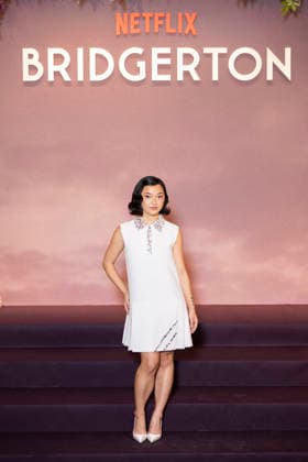 Bridgerton Season 4 Paris World Premiere - Paris Michelle Mao attends the Bridgerton Season 4 Paris World Premiere at Palais Brongniart on January 14, 2026 in Paris, France. by Eliot Blondet ABACAPRESS.COM Paris France France  Copyright: xBlondetxEliot ABACAx