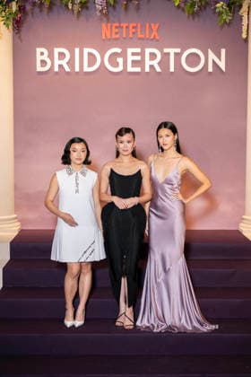 Bridgerton Season 4 Paris World Premiere - Paris Michelle Mao, Katie Leung and Isabella Wei attends the Bridgerton Season 4 Paris World Premiere at Palais Brongniart on January 14, 2026 in Paris, France. by Eliot Blondet ABACAPRESS.COM Paris France France  Copyright: xBlondetxEliot ABACAx