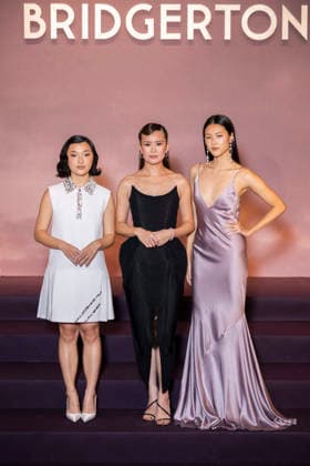 Bridgerton Season 4 Paris World Premiere - Paris Michelle Mao, Katie Leung and Isabella Wei attends the Bridgerton Season 4 Paris World Premiere at Palais Brongniart on January 14, 2026 in Paris, France. by Eliot Blondet ABACAPRESS.COM Paris France France  Copyright: xBlondetxEliot ABACAx