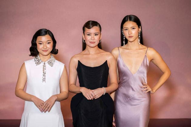 Bridgerton Season 4 Paris World Premiere - Paris Michelle Mao, Katie Leung and Isabella Wei attends the Bridgerton Season 4 Paris World Premiere at Palais Brongniart on January 14, 2026 in Paris, France. by Eliot Blondet ABACAPRESS.COM Paris France France  Copyright: xBlondetxEliot ABACAx