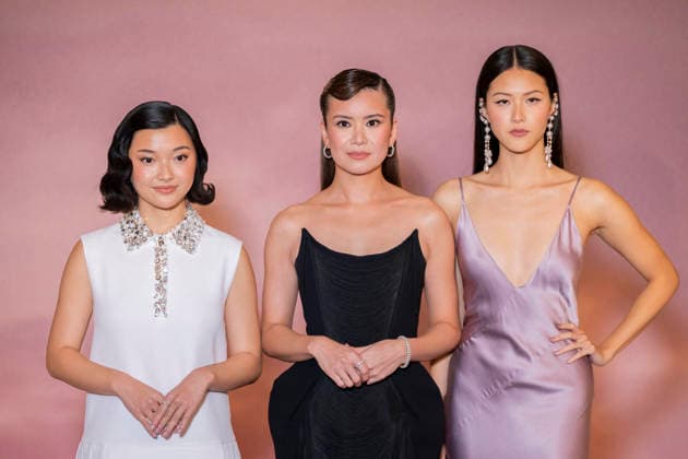 Bridgerton Season 4 Paris World Premiere - Paris Michelle Mao, Katie Leung and Isabella Wei attends the Bridgerton Season 4 Paris World Premiere at Palais Brongniart on January 14, 2026 in Paris, France. by Eliot Blondet ABACAPRESS.COM Paris France France  Copyright: xBlondetxEliot ABACAx