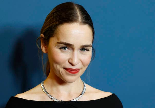 Emilia Clarke arrives on the red carpet for Peacock s Ponies New York premiere at Whitby Hotel on Wednesday, January 14, 2026 in New York City.  NYP20260114103 JOHNxANGELILLO