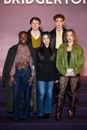 Bridgerton Season 4 Paris World Premiere - Paris Participants of France s reality television show Star Academy Sarah N Dri Youetto, Bastiaan Van Leeuwen, Ambre Jadah, Victor Aupecle, Lea Doffey attends the Bridgerton Season 4 Paris World Premiere at Palais Brongniart on January 14, 2026 in Paris, France. by Eliot Blondet ABACAPRESS.COM Paris France France  Copyright: xBlondetxEliot ABACAx