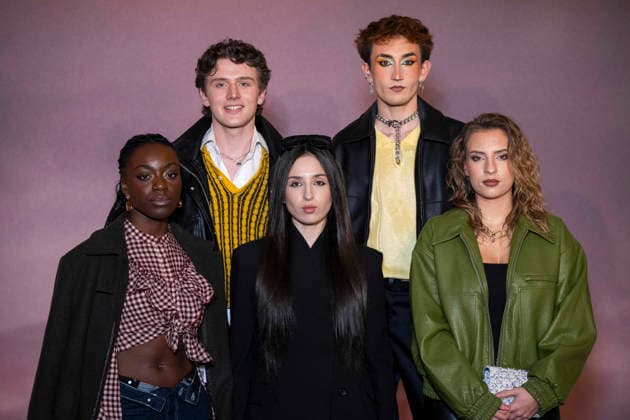 Bridgerton Season 4 Paris World Premiere - Paris Participants of France s reality television show Star Academy Sarah N Dri Youetto, Bastiaan Van Leeuwen, Ambre Jadah, Victor Aupecle, Lea Doffey attends the Bridgerton Season 4 Paris World Premiere at Palais Brongniart on January 14, 2026 in Paris, France. by Eliot Blondet ABACAPRESS.COM Paris France France  Copyright: xBlondetxEliot ABACAx