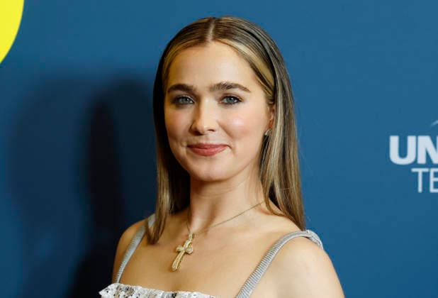 Haley Lu Richardson arrives on the red carpet for Peacock s Ponies New York premiere at Whitby Hotel on Wednesday, January 14, 2026 in New York City.  NYP20260114120 JOHNxANGELILLO