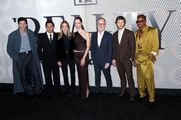 FX s The Beauty Premiere Ashton Kutcher, Anthony Ramos, Dana Walden, Rebecca Hall, John Landgraf, Evan Peters and Jeremy Pope attending FX s The Beauty Premiere held at The Museum of Modern Art on January 14, 2026 in New York City, NY New York City The Museum of Modern Art NY USA Copyright: xStevenxBergman AFF-USA.COMx