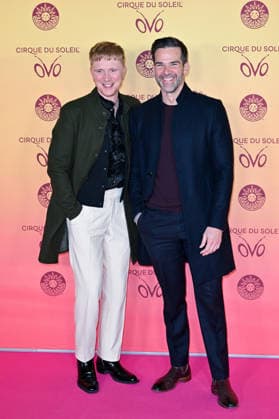 Premiere, Cirque du Soleil, Arrivals, London, UK. 14 January 2026. London, UK, 14 January 2026. Owain Wyn Evans and Gethin Jones attend the UK Premiere of the Cirque du Soleil production of OVO at the Royal Albert Hall, London, UK., Credit:Lee Floyd Avalon UK, London, Royal Albert Hall Copyright: xLeexFloydx xAvalonx 1066140798