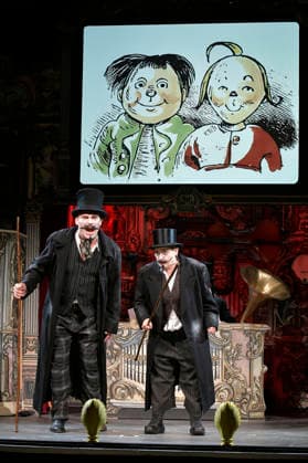 Pierre Besson and Katharina Thalbach at the photo rehearsal for the play Sauerkohl und Missetaten at the Komödie am Kurfürstendamm in the Ernst Reuter Saal Berlin, 14 01 2026 Foto:xM.xBehrensx xFuturexImagex missetaten_6104