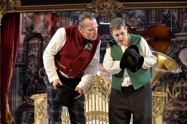 Pierre Besson and Katharina Thalbach at the photo rehearsal for the play Sauerkohl und Missetaten at the Komödie am Kurfürstendamm in the Ernst Reuter Saal Berlin, 14 01 2026 Foto:xM.xBehrensx xFuturexImagex missetaten_6131