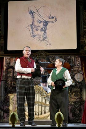 Pierre Besson, Torsten Rasch and Katharina Thalbach at the photo rehearsal for the play Sauerkohl und Missetaten at the Komödie am Kurfürstendamm in the Ernst Reuter Saal Berlin, 14 01 2026 Foto:xM.xBehrensx xFuturexImagex missetaten_6132