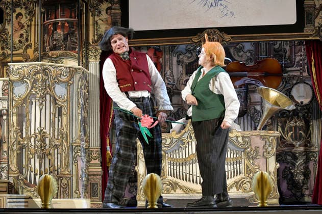 Pierre Besson and Katharina Thalbach at the photo rehearsal for the play Sauerkohl und Missetaten at the Komödie am Kurfürstendamm in the Ernst Reuter Saal Berlin, 14 01 2026 Foto:xM.xBehrensx xFuturexImagex missetaten_6146