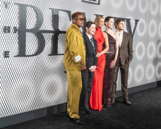 January 14, 2026, Bronx, New York, USA: Jeremy Pope, Isabella Rossellini, Bella Hadid, Rebecca Hall and Evan Peters attend premiere of FX s series The Beauty at Museum of Modern Art in New York, NY on January 14, 2026 Bronx USA - ZUMAr339 20260114_znp_r339_039 Copyright: xLevxRadinx