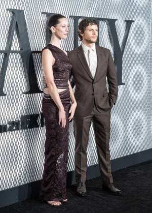 January 14, 2026, Bronx, New York, USA: Rebecca Hall and Evan Peters attend premiere of FX s series The Beauty at Museum of Modern Art in New York, NY on January 14, 2026 Bronx USA - ZUMAr339 20260114_znp_r339_040 Copyright: xLevxRadinx