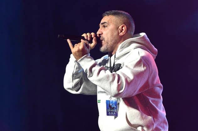 Bushido live bei einem Konzert seiner Alles wird gut -Tour in der ZAG Arena. Hannover, 14.01.2026 *** Bushido live at a concert of his Alles wird gut Tour in the ZAG Arena Hannover, 14 01 2026 Foto:xC.xNiehausx xFuturexImagex bushido_6131