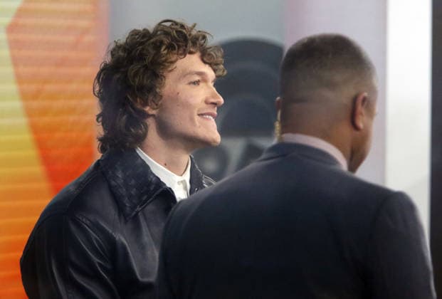 NEW YORK, NY- JANUARY 14: Connor Storrie seen at NBC s Today Show on January 14, 2026 in New York City. Copyright: xRWx