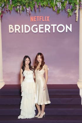World premiere of season 4 of the Netflix series Bridgerton Avant premiere mondiale de la saison 4 de la série Netflix La Chronique de Bridgerton Evelyn Ha et Erica Ha 452166 2026 01 14  Copyright: xSebastienxFremontx xStarfacex STAR_452166_165