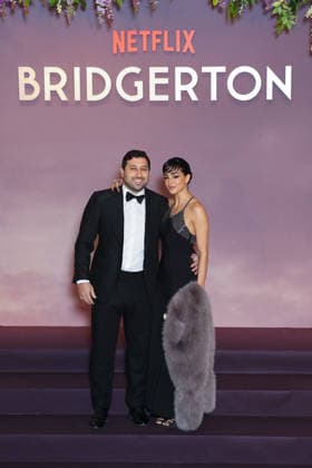 World premiere of season 4 of the Netflix series Bridgerton Avant premiere mondiale de la saison 4 de la série Netflix La Chronique de Bridgerton Nader Shoueiry et Ale Capetillo 452166 2026 01 14  Copyright: xSebastienxFremontx xStarfacex STAR_452166_246