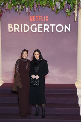 World premiere of season 4 of the Netflix series Bridgerton Avant premiere mondiale de la saison 4 de la série Netflix La Chronique de Bridgerton Anna Maria Damm et Katharina Damm 452166 2026 01 14  Copyright: xSebastienxFremontx xStarfacex STAR_452166_303