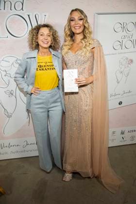 abb Aline von Drateln and Victoria Jancke at the Book Launches of Victoria Jancke with the title Grow Glow Visit Berlin, in Berlin on 14 01 2026 Berlin Germany