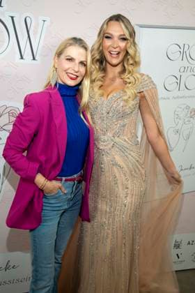 abb Tanja Bülter Buelter and Victoria Jancke at the book launch of Victoria Jancke with the title Grow Glow Visit Berlin, in Berlin on 14 01 2026 Berlin Germany