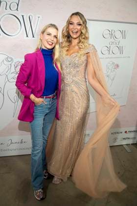 abb Tanja Bülter Buelter and Victoria Jancke at the book launch of Victoria Jancke with the title Grow Glow Visit Berlin, in Berlin on 14 01 2026 Berlin Germany