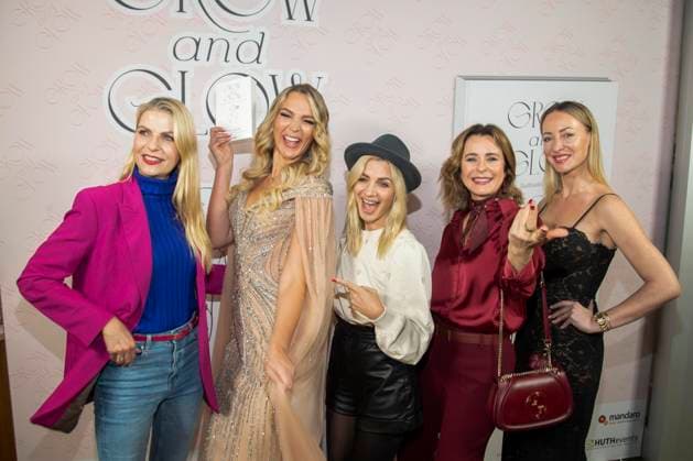 abb Tanja Bülter Buelter Victoria Jancke, Susan Sideropoulos, Bettina Cramer and Lana Mueller as guests at the book launch of Victoria Jancke with the title Grow Glow Visit Berlin, in Berlin on 14 01 2026 Berlin Germany