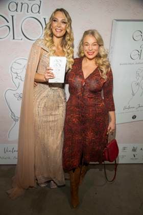 abb Victoria Jancke and Caterina Pogorzelsk as guests at the book launch of Victoria Jancke with the title Grow Glow Visit Berlin, in Berlin on 14 01 2026 Berlin Germany