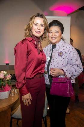 abb Bettina Cramer and Yu Zhang as guests at the book launch of Victoria Jancke with the title Grow Glow Visit Berlin, in Berlin on 14 01 2026 Berlin Germany
