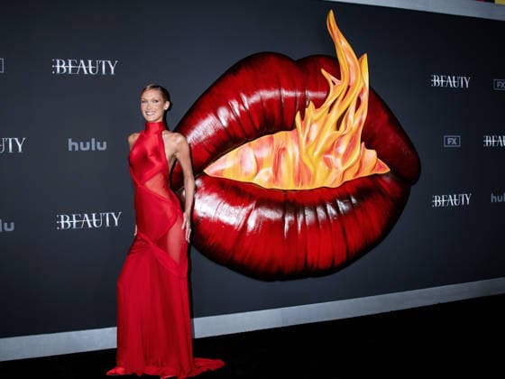 Arrivals for the New York series premiere of FX s The Beauty Featuring: Bella Hadid Where: New York, New York, United States When: 14 Jan 2026 Credit: Janet Mayer INSTARimages.com EDITORIAL USE ONLY. NOT FOR USE BY NEWSPAPERS BASED IN THE UK. Copyright: xx instar55383308