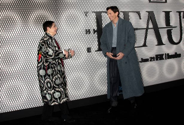 Arrivals for the New York series premiere of FX s The Beauty Featuring: Isabella Rossellini, Ashton Kutcher Where: New York, New York, United States When: 14 Jan 2026 Credit: Janet Mayer INSTARimages.com EDITORIAL USE ONLY. NOT FOR USE BY NEWSPAPERS BASED IN THE UK. Copyright: xx instar55383381