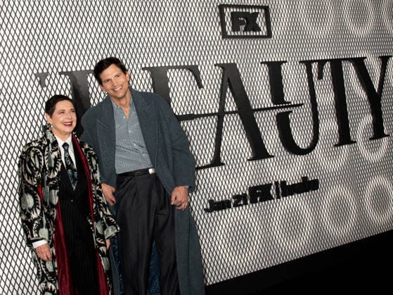 Arrivals for the New York series premiere of FX s The Beauty Featuring: Isabella Rossellini, Ashton Kutcher Where: New York, New York, United States When: 14 Jan 2026 Credit: Janet Mayer INSTARimages.com EDITORIAL USE ONLY. NOT FOR USE BY NEWSPAPERS BASED IN THE UK. Copyright: xx instar55383384