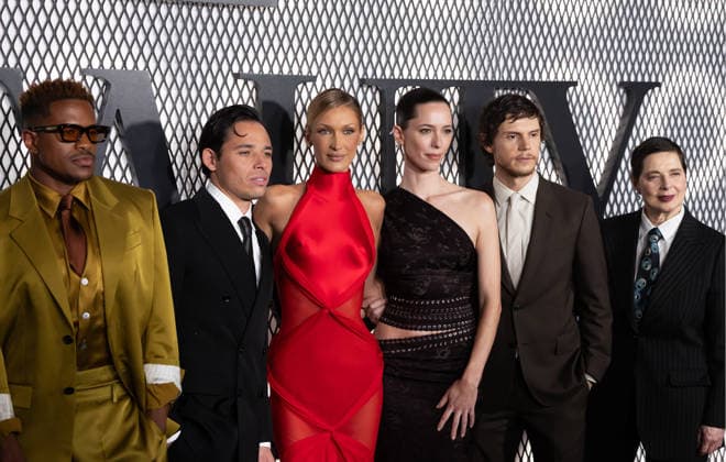 Arrivals for the New York series premiere of FX s The Beauty Featuring: Jeremy Pope, Jorge Ramos, Bella Hadid, Rebecca Hall, Evan Peters, Isabella Rossellini Where: New York, New York, United States When: 14 Jan 2026 Credit: Janet Mayer INSTARimages.com EDITORIAL USE ONLY. NOT FOR USE BY NEWSPAPERS BASED IN THE UK. Copyright: xx instar55383464