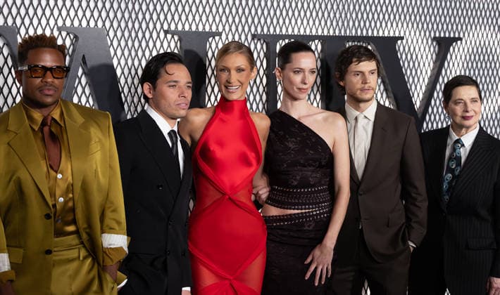 Arrivals for the New York series premiere of FX s The Beauty Featuring: Jeremy Pope, Jorge Ramos, Bella Hadid, Rebecca Hall, Evan Peters, Isabella Rossellini Where: New York, New York, United States When: 14 Jan 2026 Credit: Janet Mayer INSTARimages.com EDITORIAL USE ONLY. NOT FOR USE BY NEWSPAPERS BASED IN THE UK. Copyright: xx instar55383467